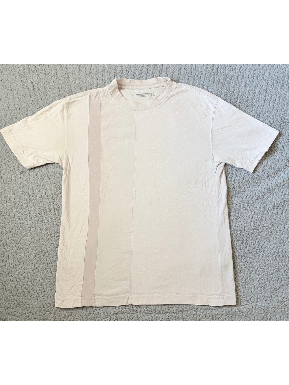 White Abercrombie & Fitch plain T-shirt